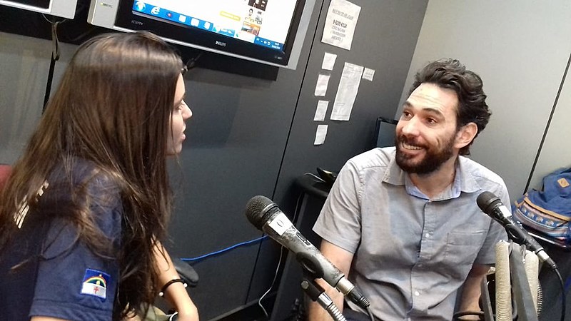 Andreia Lopes e  Bernardo Vaz, do Movimenta Cineclube