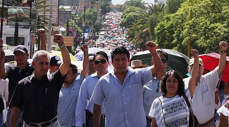 A greve geral atinge 28 dos 32 estados mexicanos
