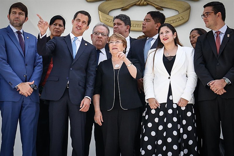Em visita à Venezuela, Bachelet se reuniu com líderes da oposição e autoridades do governo