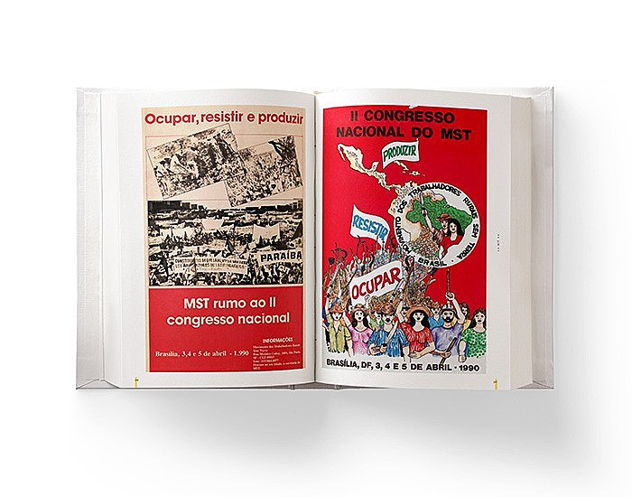 Livro resgata história do MST através de 440 cartazes