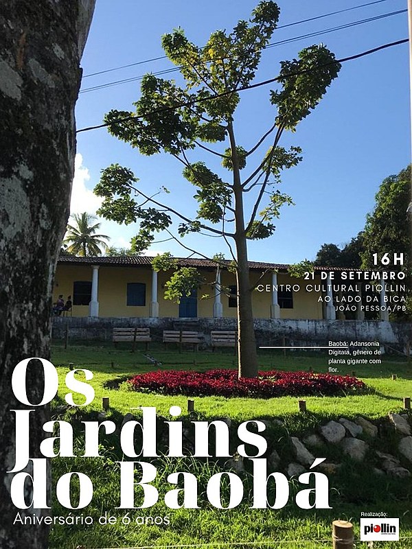 Uma Sociedade dos Amigos do Jardim do Baobá será formada para se tornar a guardiã dos jardins