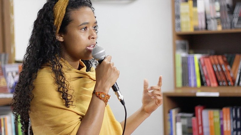 Advogada Haidée Paixão no debate "O assassinato da Juventude Brasileira", que aconteceu em 3 de dezembro de 2016