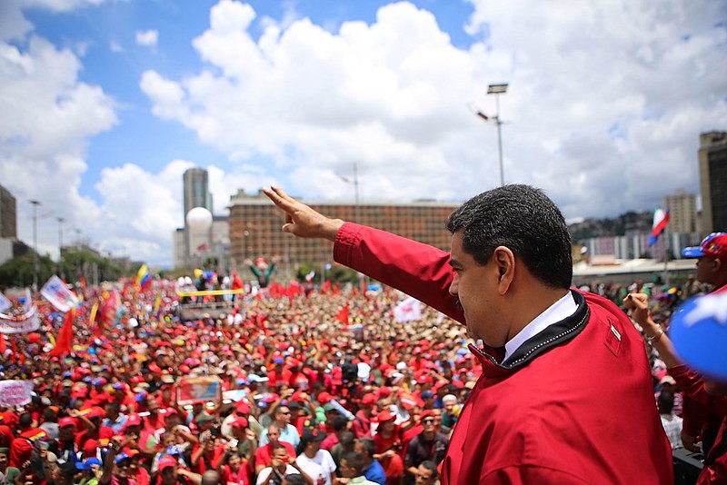 Grande parte da população da Venezuela apoia o presidente Nicolás Maduro