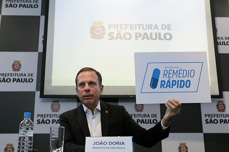 Programa Remédio Rápido, da gestão de João Doria (PSDB) está sendo pressionado por parlamentares