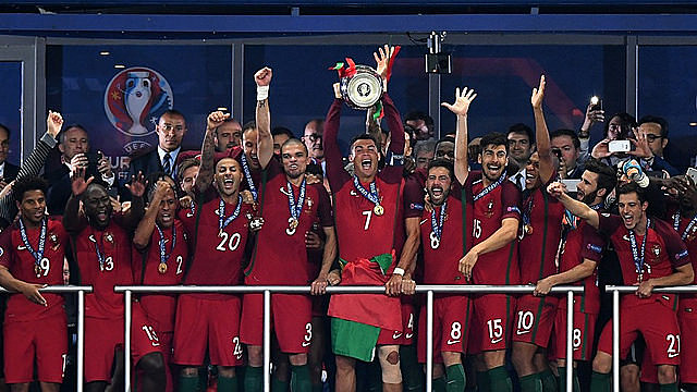 Na Seleção Portuguesa, atual campeã da Eurocopa, a esperança de gols é Cristiano Ronaldo
