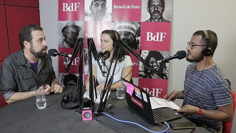 Guilherme Boulos foi o entrevistado do programa No Jardim da Política desta quinta-feira (15)