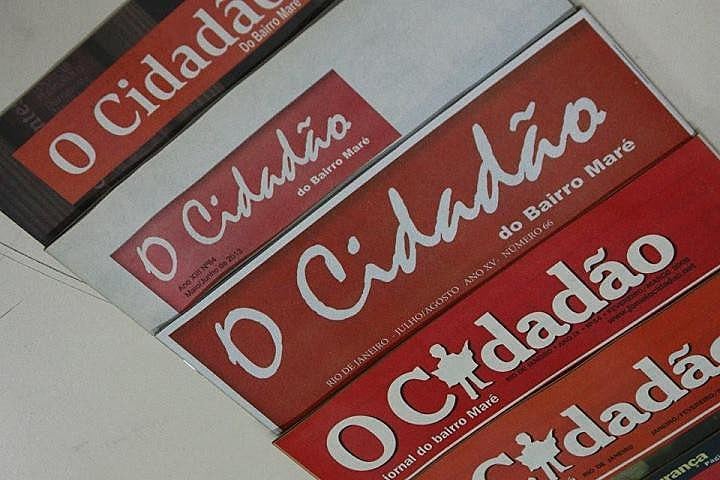 O jornal O Cidadão é um dos meios comunitários que circulam há décadas no Conjunto de Favelas da Maré