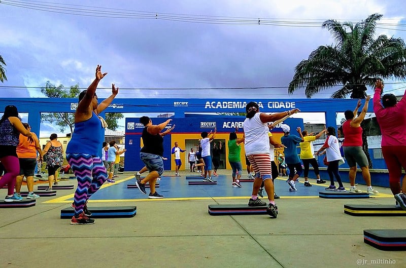 Desde 2002 a Prefeitura do Recife realiza o programa Academia da Cidade como promoção da atenção básica