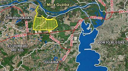 Mineração a céu aberto está prevista para ocupar uma área localizada nos municípios de Eldorado do Sul e Charqueadas