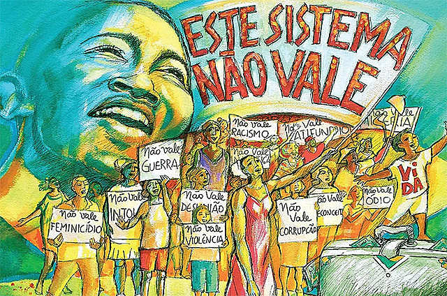 O Grito denuncia a injustiça e a desigualdade. O Grito anuncia luta, resistência, democracia e soberania
