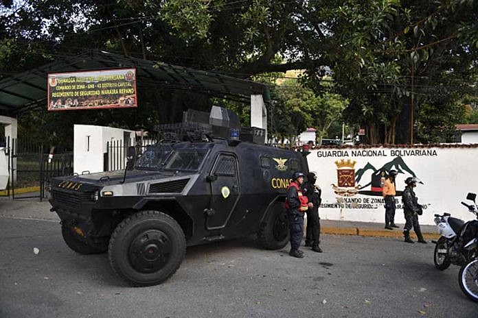 Força Armada Nacional Bolivariana impediu ação de militares amotinados