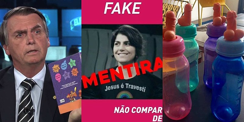 Bolsonaro com o Kit Gay, Manuela D'Ávila com uma montagem na camisa e as mamadeiras ajudaram a definir o rumo das eleições