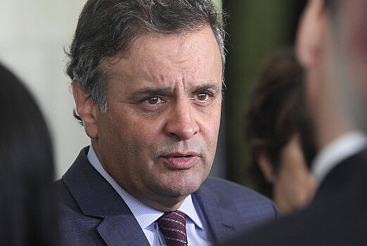 O senador Aécio Neves é réu em processo penal por corrupção e obstrução de Justiça