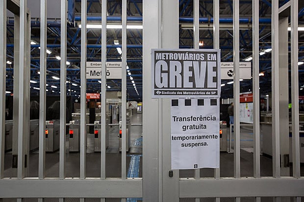 Em abril de 2017, metroviários também paralisaram atividades contra reforma da Previdência proposta por Temer