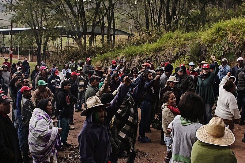 Uma das ações do MST deste ano, militantes ocupam fazenda no  interior de SP em julho