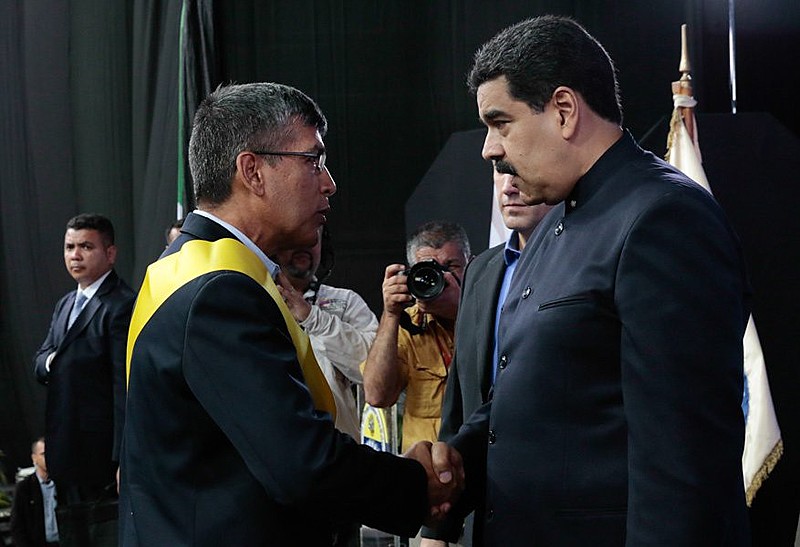 Presidente Nicolás Maduro e  Ronald Blanco La Cruz