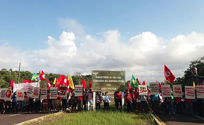 Movimentos populares protestam contra acordos de entrega da Base de Alcântara para os EUA