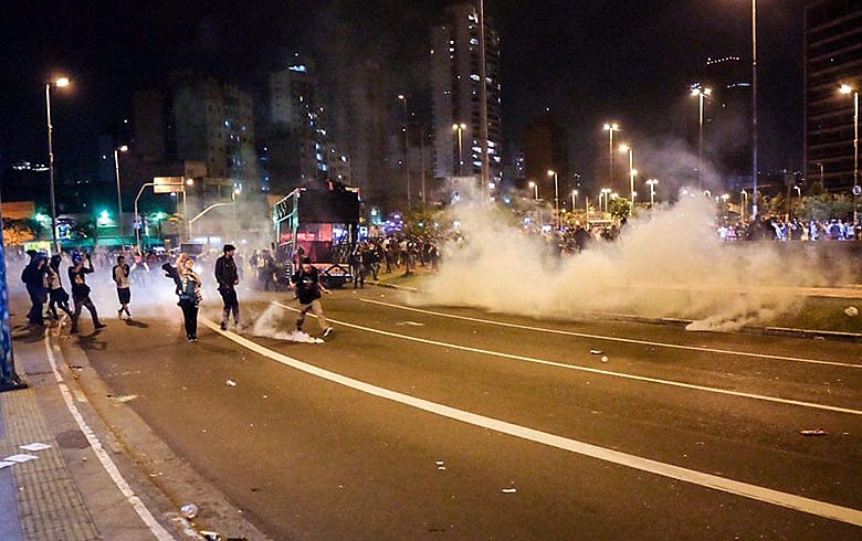 Atos realizados na cidade de São Paulo foram duramente reprimidos pela Polícia Militar na semana passada