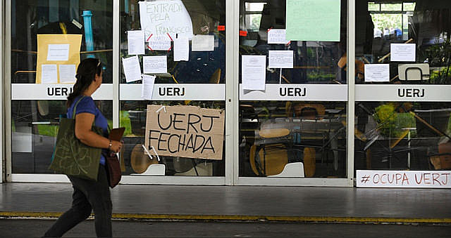 La Universidad del Estado de Rio de Janeiro (UERJ) cerró las puertas por tiempo indeterminado tras atraso en los pagos