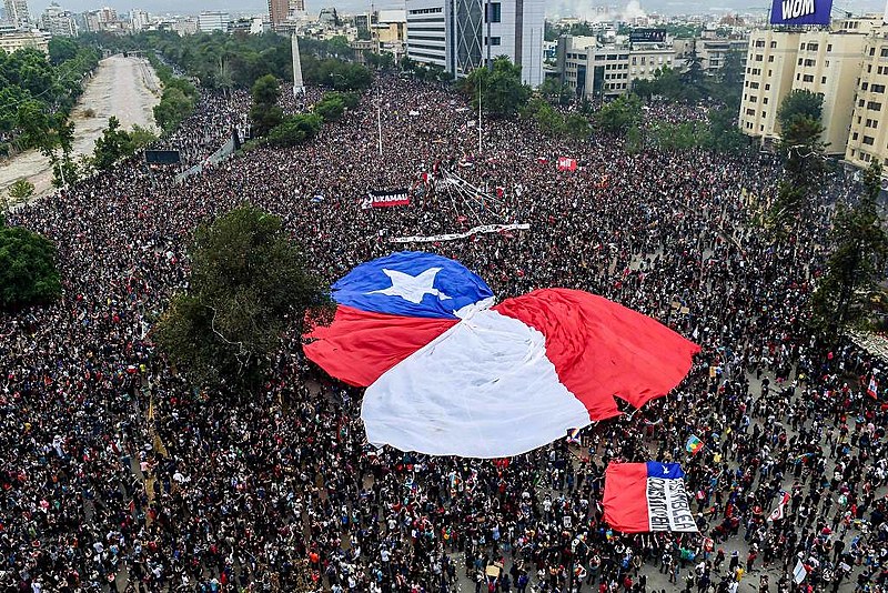 Manifestações tomaram conta do país no último mês