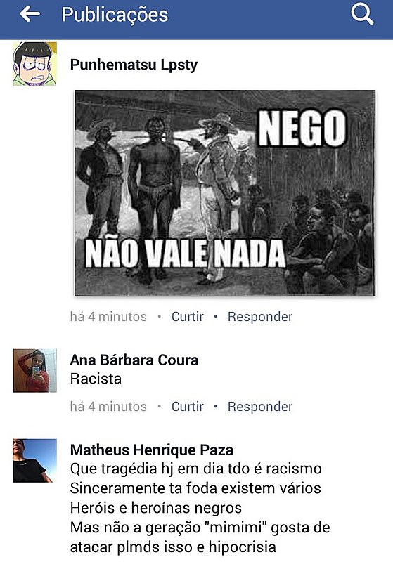Na internet casos de racismo são frequentes e devem ser denunciados no Disque 124 ou Disque 100.