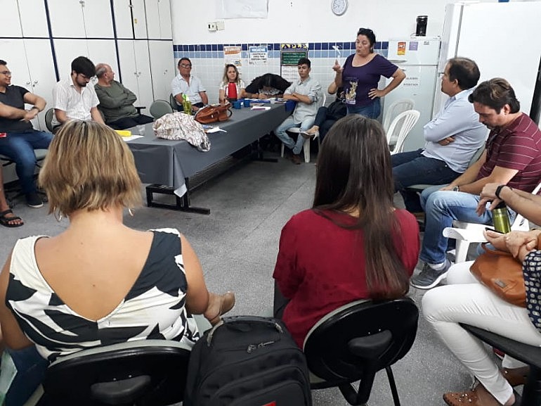 Reunião da comissão de diretores(as) do Sintep-Pb