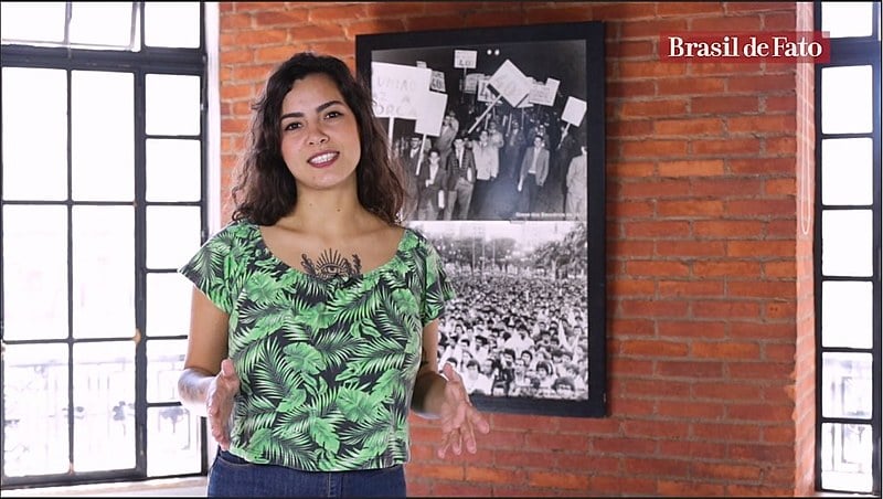 Jornalista Pamela Oliveira apresenta novo programa semanal produzido pelo Brasil de Fato para público de língua inglesa