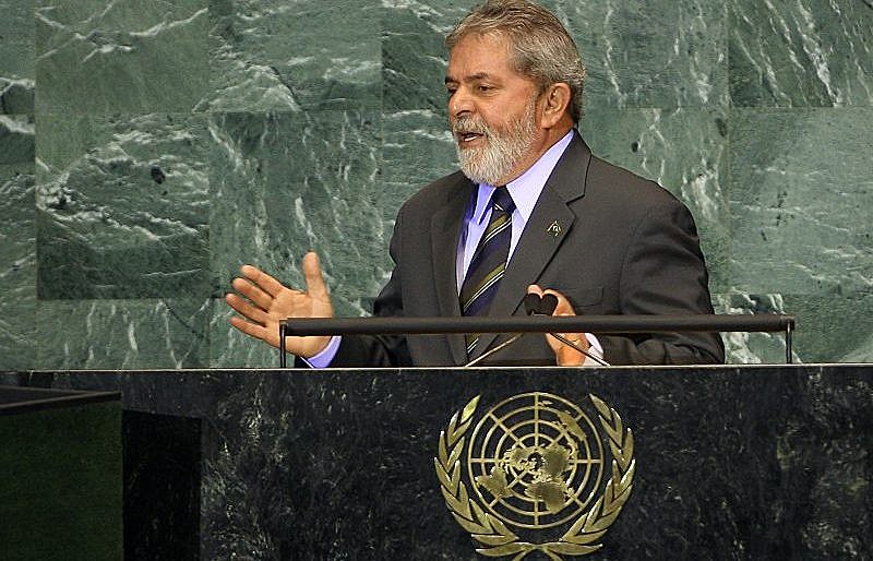 O ex-presidente Lula participa da assembleia geral da ONU, em 2009
