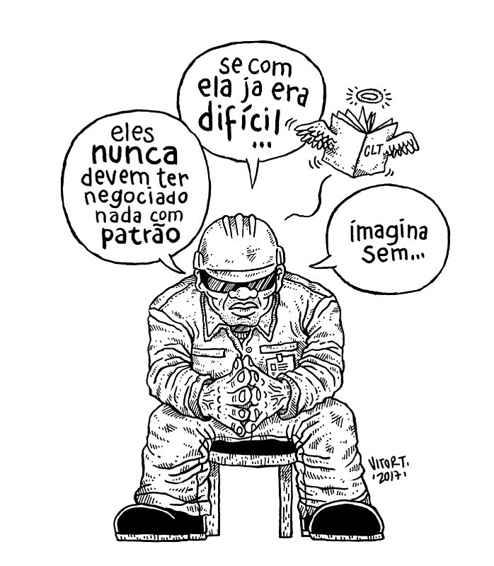 Imagine você o cenário: sem CLT, sem Justiça do Trabalho e sem sindicatos