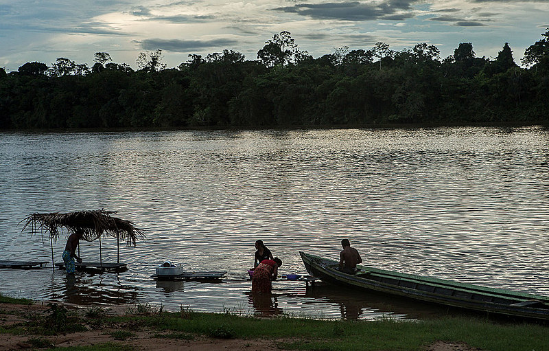 Comunidade de Pimental, que será alagada pela construção da barragem de São Luis do Tapajós