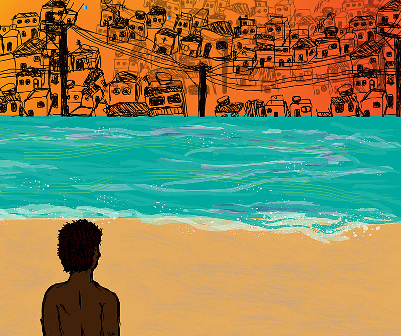 O “Segurança da Areia” poderia bem ser um dos personagens do livro de Jorge Amado