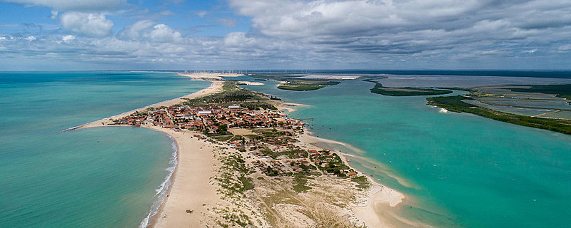 Município localizado no litoral potiguar é um anel rodeado por dunas e piscinas naturais desérticas
