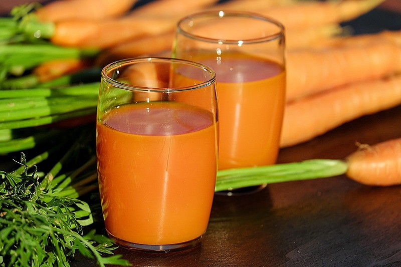 Suco de cenoura com manga é traz benefícios para o pulmão