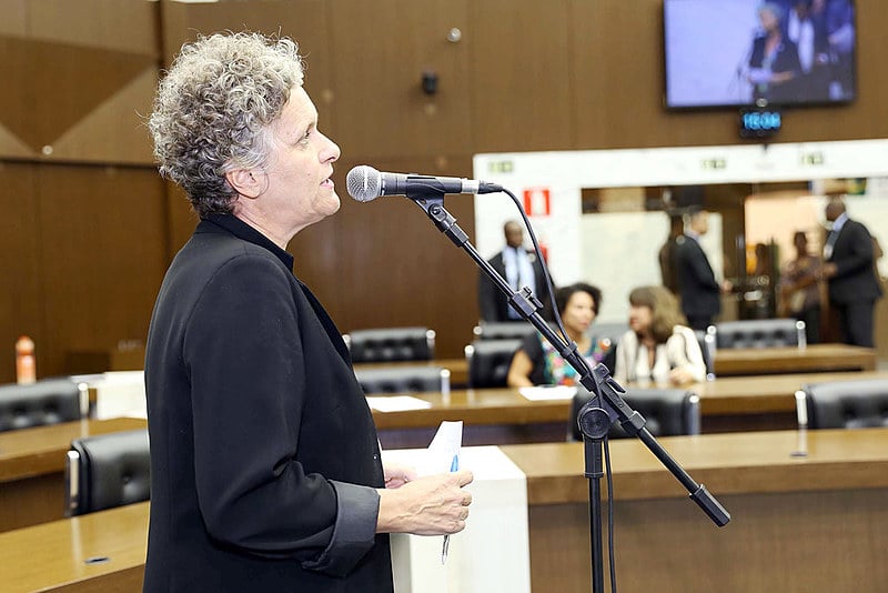 Vereadora Cida Falabella é uma das autoras da proposta que beneficia mulheres vítimas de agressão