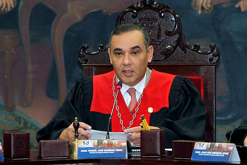 O presidente do Tribunal Supremo de Justiça, Maikel Moreno
