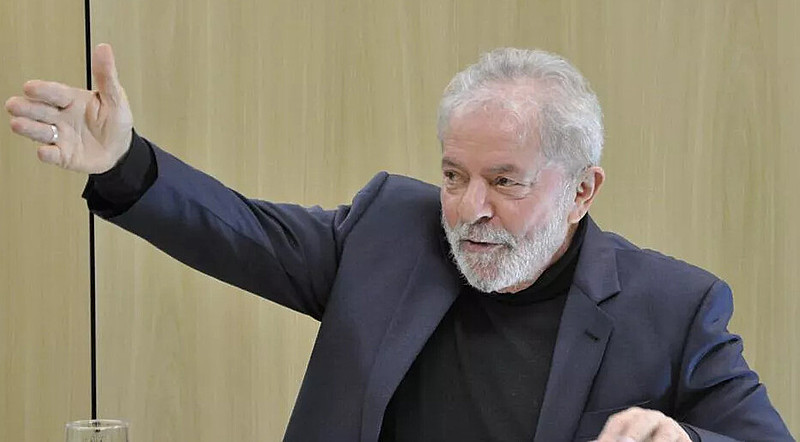 Ex-presidente Lula durante ultima entrevista concedida a TV 247