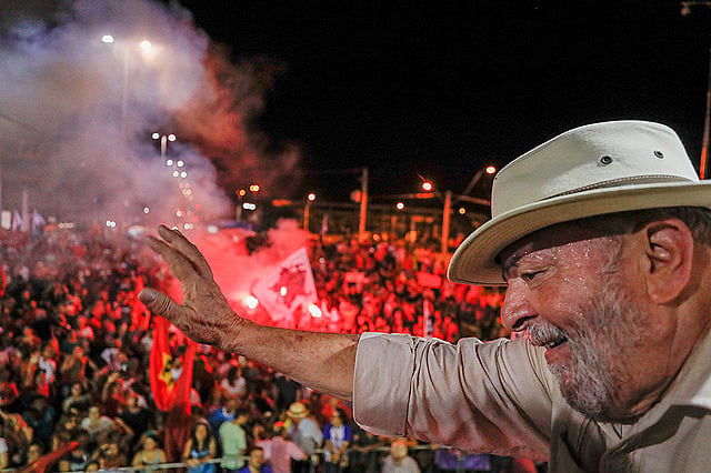 Lula’s fellow party members and supporters will hold campaign launch event while Brazil’s ex-president is in prison