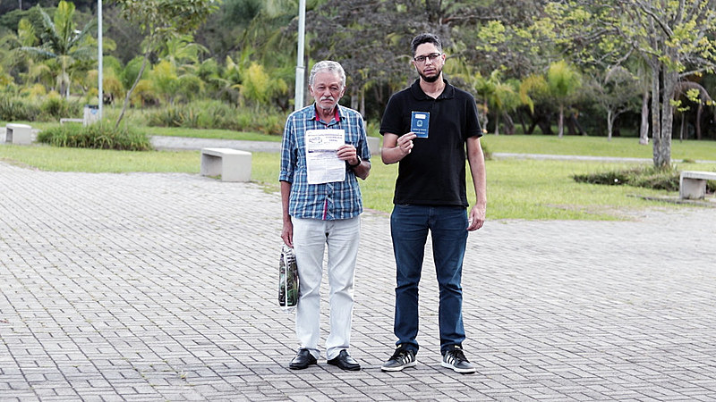 Francisco e Fábio vão juntos a manifestações e atos políticos desde a greve histórica da USP, em 1987