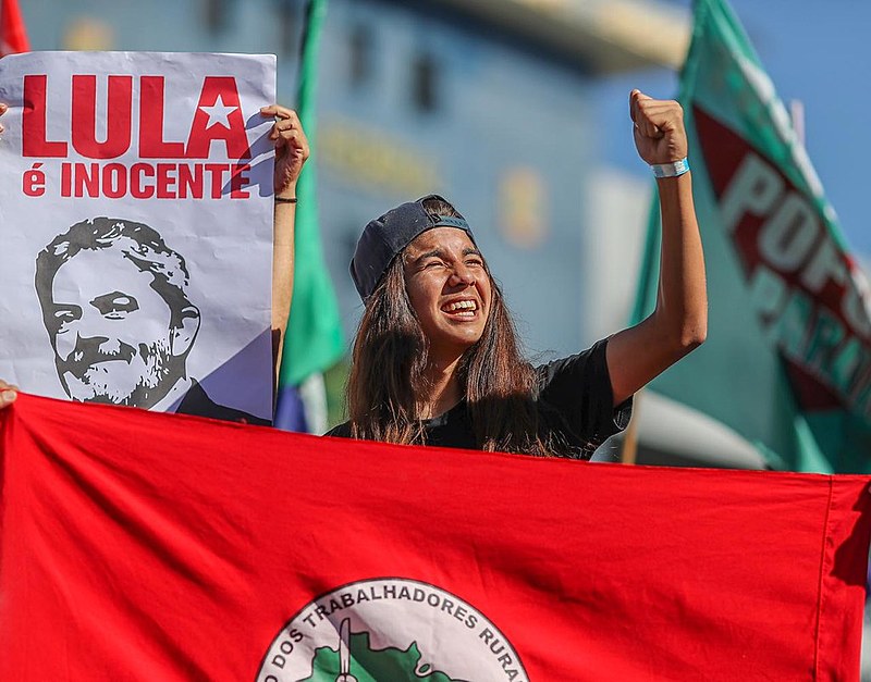 “Bom dia, presidente Lula” desta quarta-feira (5/12) na Vigília Lula Livre, em Curitiba (PR)