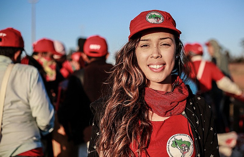 Luz Helena Marin, 22 anos, militante sem-terra