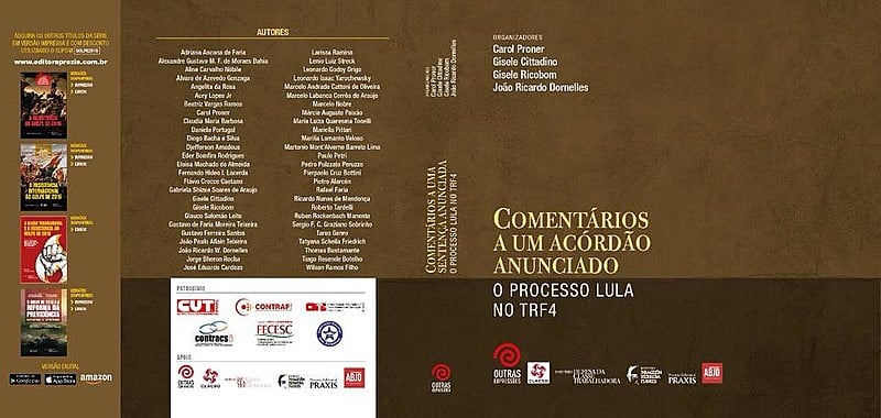 O livro será vendido nas livrarias, mas uma versão em ebook será disponibilizada gratuitamente