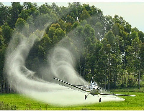 A fumigação aérea foi proibida em regiões como a União Europeia por seus efeitos negativos para a saúde e o meio ambiente