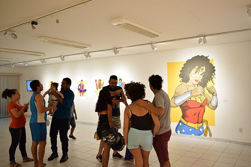 A exposição analisa os personagens negros nos quadrinhos mainstream desde os anos 1950 até os dias de hoje.