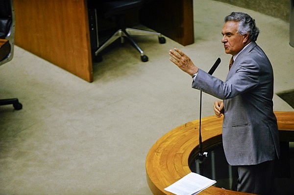O senador Ronaldo Caiado (DEM-GO), da bancada ruralista, é um dos poucos que gostam de polemizar