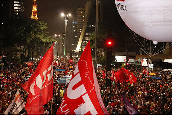 Manifestação pelas Diretas Já, em São Paulo