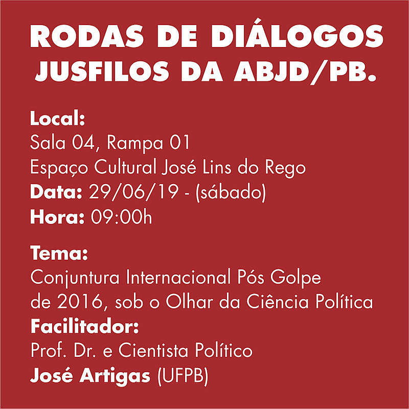 Inscrições podem ser feitas por email ou pelo whatsapp