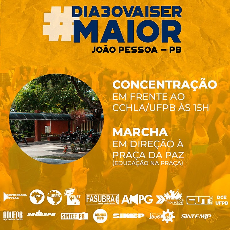Os estudantes são os protagonistas desse evento até porque são os mais afetados com os cortes na educação - dizem organizadores