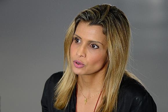 A delegacia da Criança e Adolescente Vítima, Cristina Bento, em entrevista coletiva