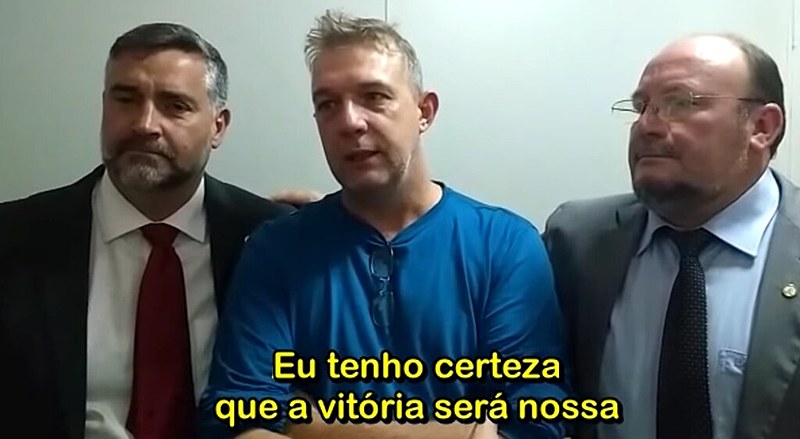 Militante do MST e geógrafo Valdir Misnerovicz, preso no dia 31 de abril, em Veranópolis (RS)