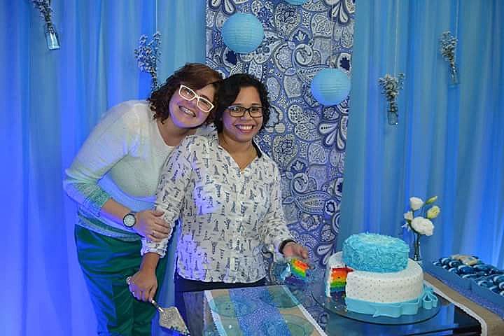 “Foi momento muito lindo, de muita felicidade para todos e para nós duas", afirma Marília Cavalcanti.